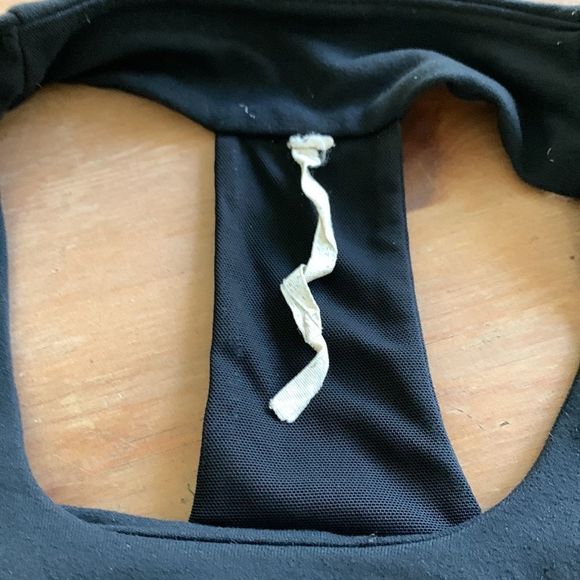 Lululemon black & white striped racer back tank - Picture 8 of 8